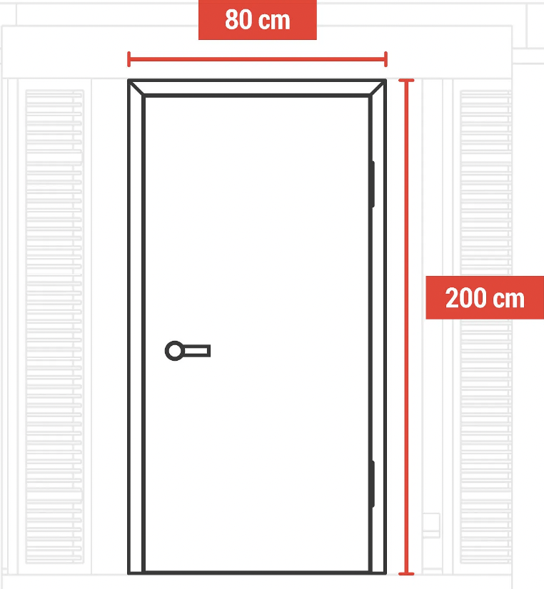 PUERTA INTERIOR TERCIADO 80X200CM